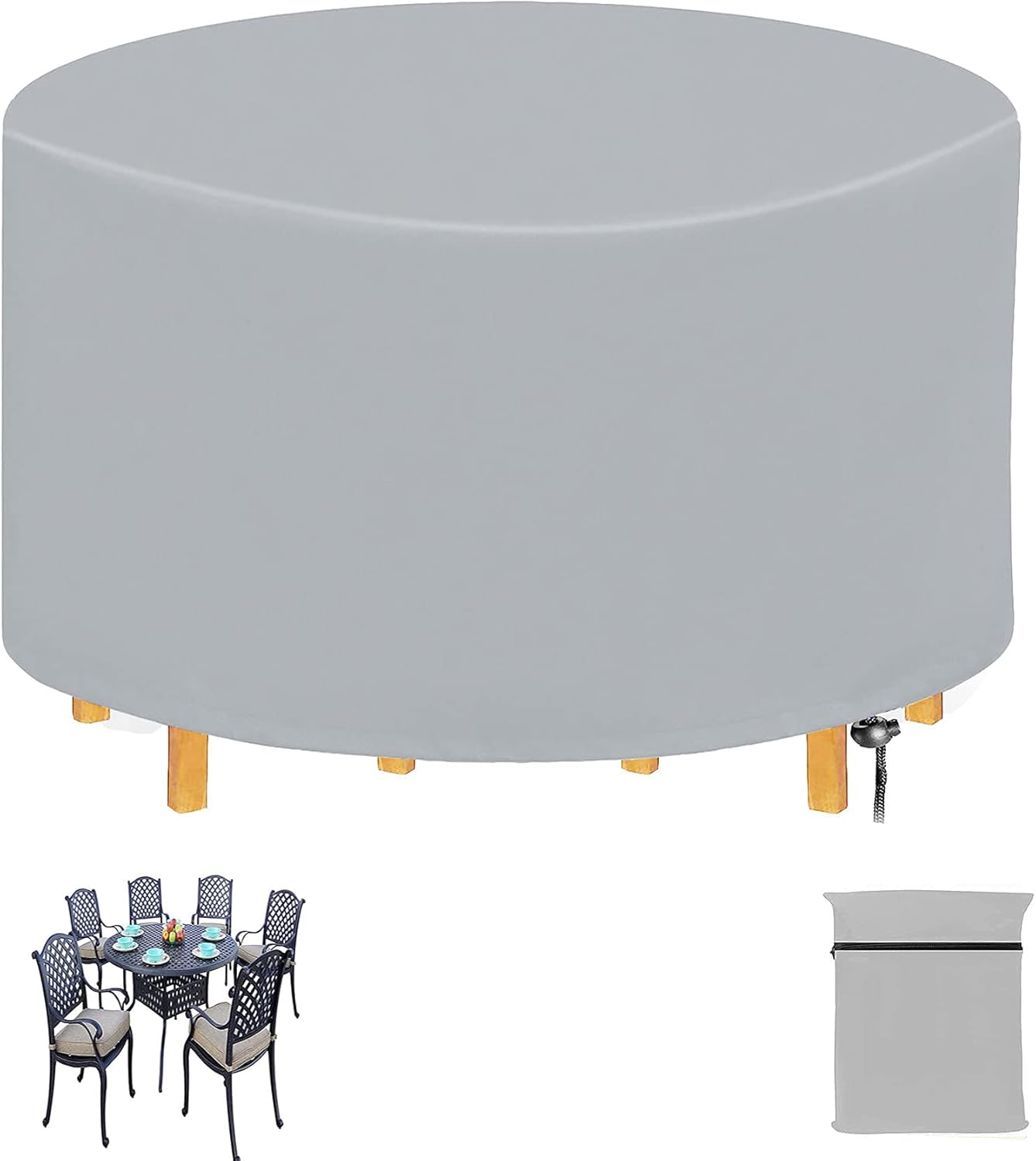 Abdeckung für Gartenmöbel,420D Oxford Gewebe,Tischabdeckung für