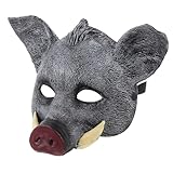 Media máscara de jabalí: talla para la mayoría de las personas, brinda una experiencia de agradable, cosplay de máscara de jabalí