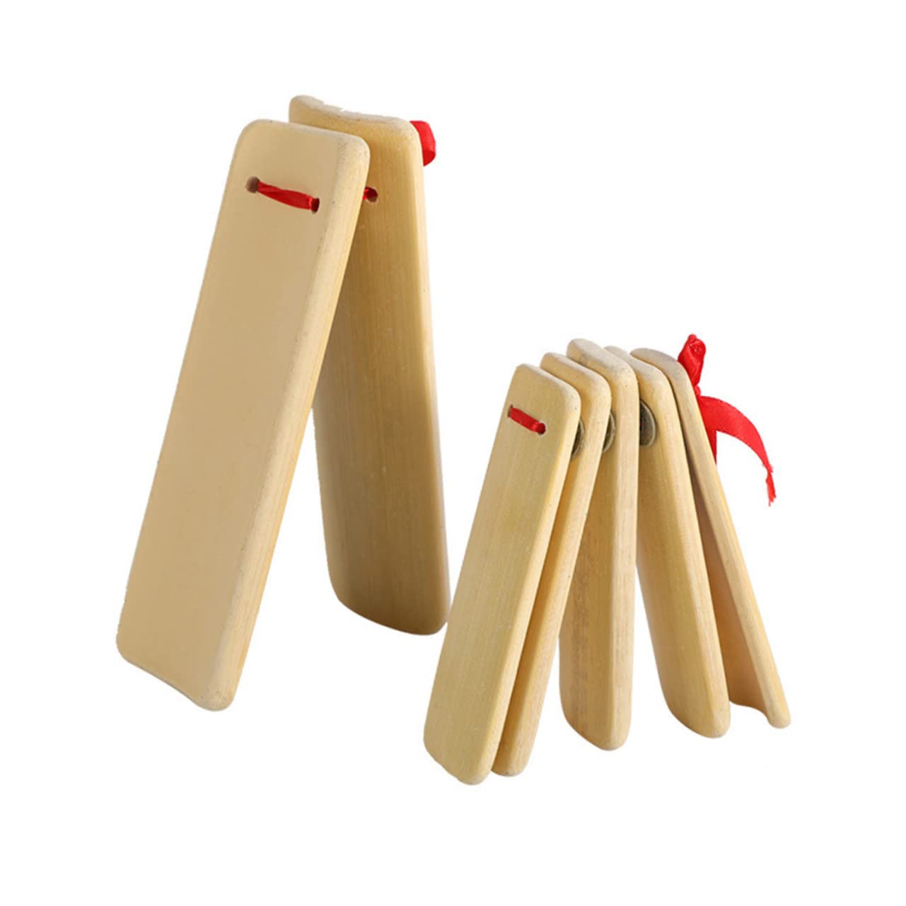 Allegro de bambú, badajo, badajo, instrumento de percusión, 2 piezas Instrumentos Instrumentos Musicales for Adultos Chino Kuaiban Clapper Adulto Toyys Castañuelas Mano Clapper Ritmo Avanzado Co