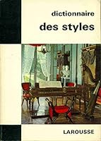 Dictionnaire Des Styles B000Y8ZZDK Book Cover