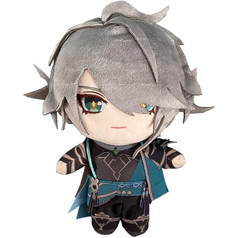Syqiya Anime Alhaitham Plush Doll Cosplay Cuddly Toy Christmas Gift Multicoloured 20 cm Cover