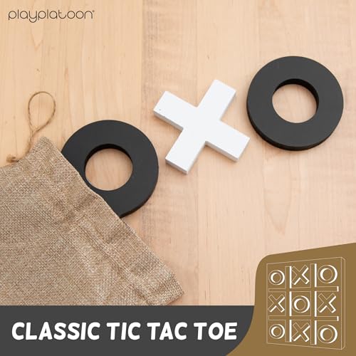Juego de Mesa Tic Tac Toe Magnético Madera y Metal miniatura 5