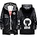 73HA73 Homme Veste à Capuche Blousons Github Linux Ruby Coding Peasant Jacke Hiver Chaud Veston Doudoune Manteau Confortable Coat (No Shirt),Black,L(170-175cm)