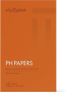 Olympian Labs Ph Papers, 6.0-8.0 Range, a Simple Way to Check Your Bodys pH Level