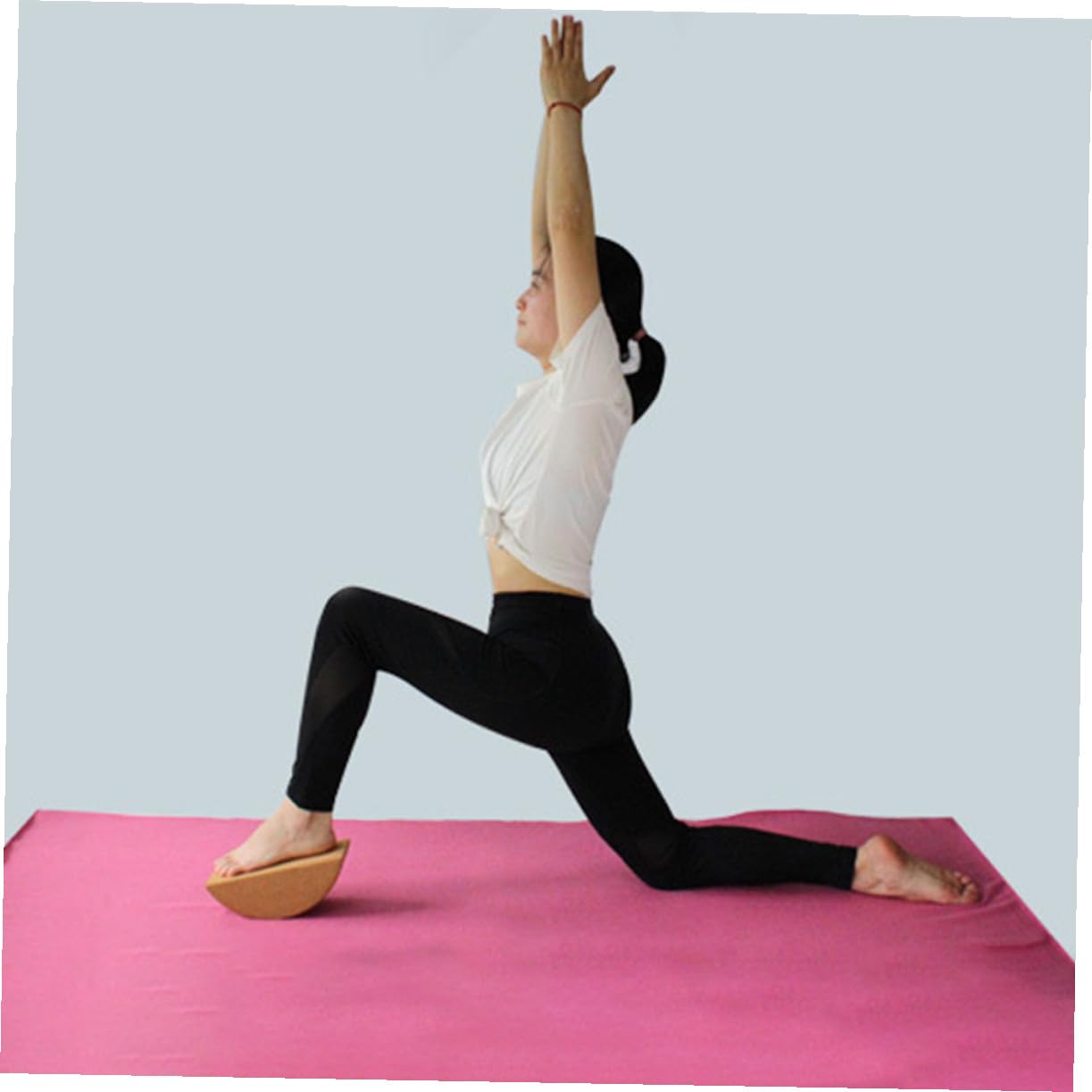 Didiseaon Bloque de Yoga Pequeño de Corcho Antideslizante Bloque de Entrenamiento para Yoga y Pilates Duradero para Ejercicios de Equilibrio y Fortalecimiento en Casa