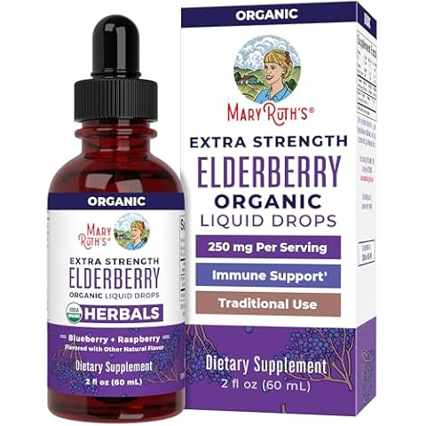 MaryRuth Organics Extra Strength Elderberry Syrup Cover