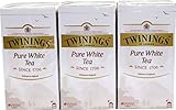 Einzeln verpackt Twinings of London White Tee 3 x 25 Teebeutel