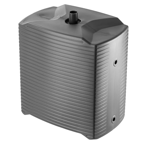 KADAX Tanque de lluvia modular para jardín, barril resistente a la intemperie, 126 litros, colector de agua, depósito de plástico, barril de agua (antracita)