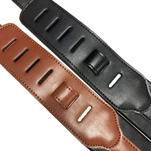 Bumdenuu Sangle de guitare sangle de guitare acoustique réglable en cuir style ethnique sangle de guitare accessoires de guitare marron - Les Beatles, Paul McCartney, John Lennon, RIngo Starr, George Harrison Bumdenuu Sangle de guitare sangle de guitare acoustique réglable en cuir style ethnique sangle de guitare accessoires de guitare marron – Image 8