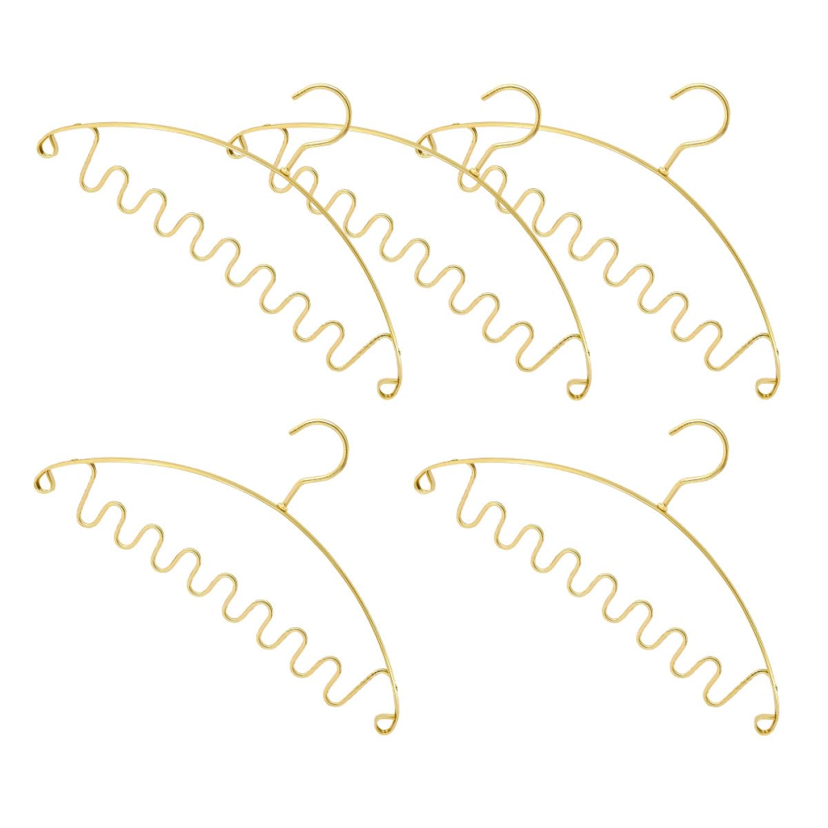 Krawattenaufhänger aus Aluminiumlegierung Organizer 5 Stück-Pack