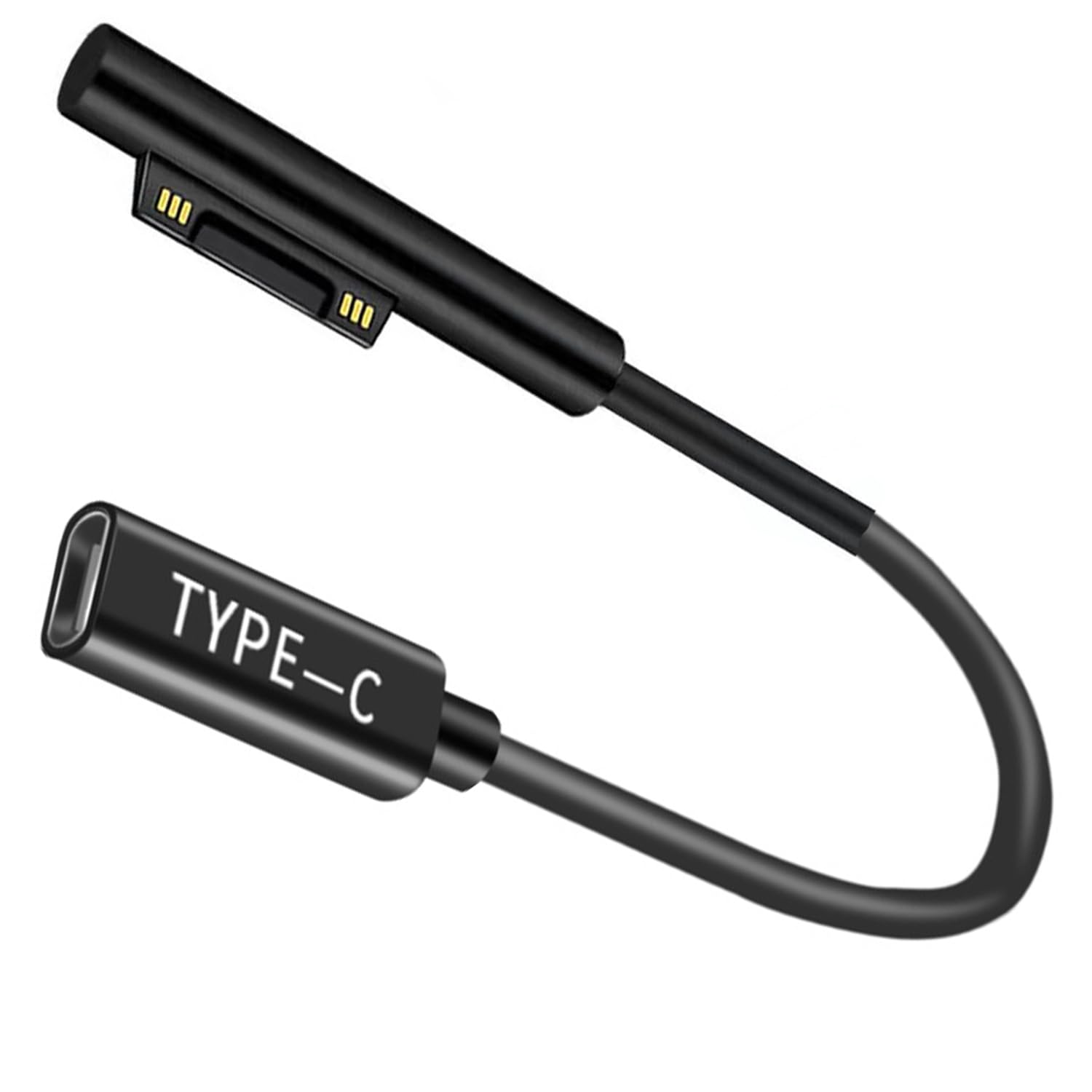 65W DC Plug Adapter Magnetic Cable, USB C pd to DC Magnetic Adapter Made for Surface Pro 7/Pro 6/Pro 5/Pro 4/Pro 3, Surface Laptop 4/3/2/1,Surface Book, Surface Go 3/2/1 Series