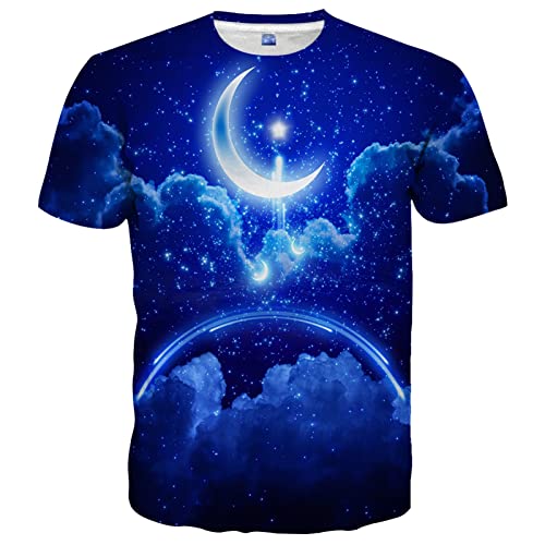 Yasswete Mens Womens Graphic T-Shirts Unisex 3D Printed Short Sleeve Shirts Tops product thumbnail 12