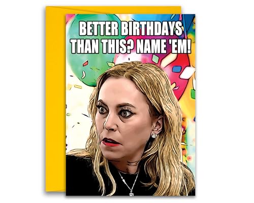 RHOBH Real Housewives Sutton Birthday Name Em Card 5x7 inches w/Envelope