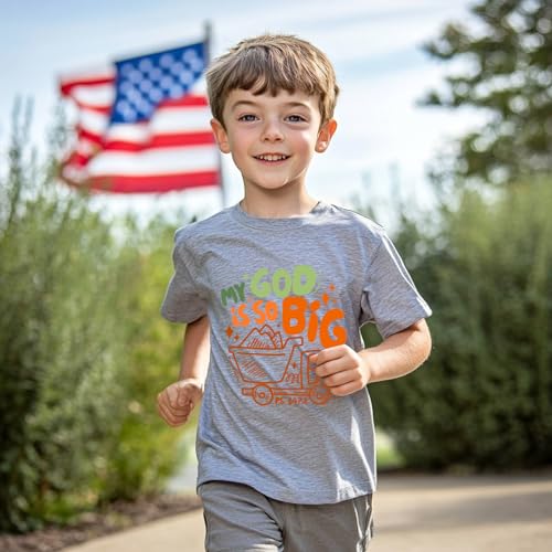 Image of Kids Christian Shirt Toddler Created with a Purpose Shirt Boys Girls Bible Verse Religious Clothes 2-7 Years