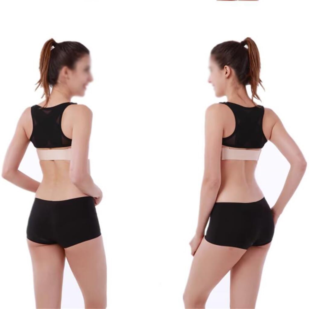 Corrector Student Hunchback Corrective Dress Spinal Artifact Sitting Posture Thin Invisible Belt(Medium)