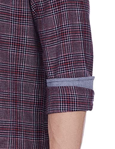 Image of Marks & Spencer Men's Regular (Shirt Berry XL) Red