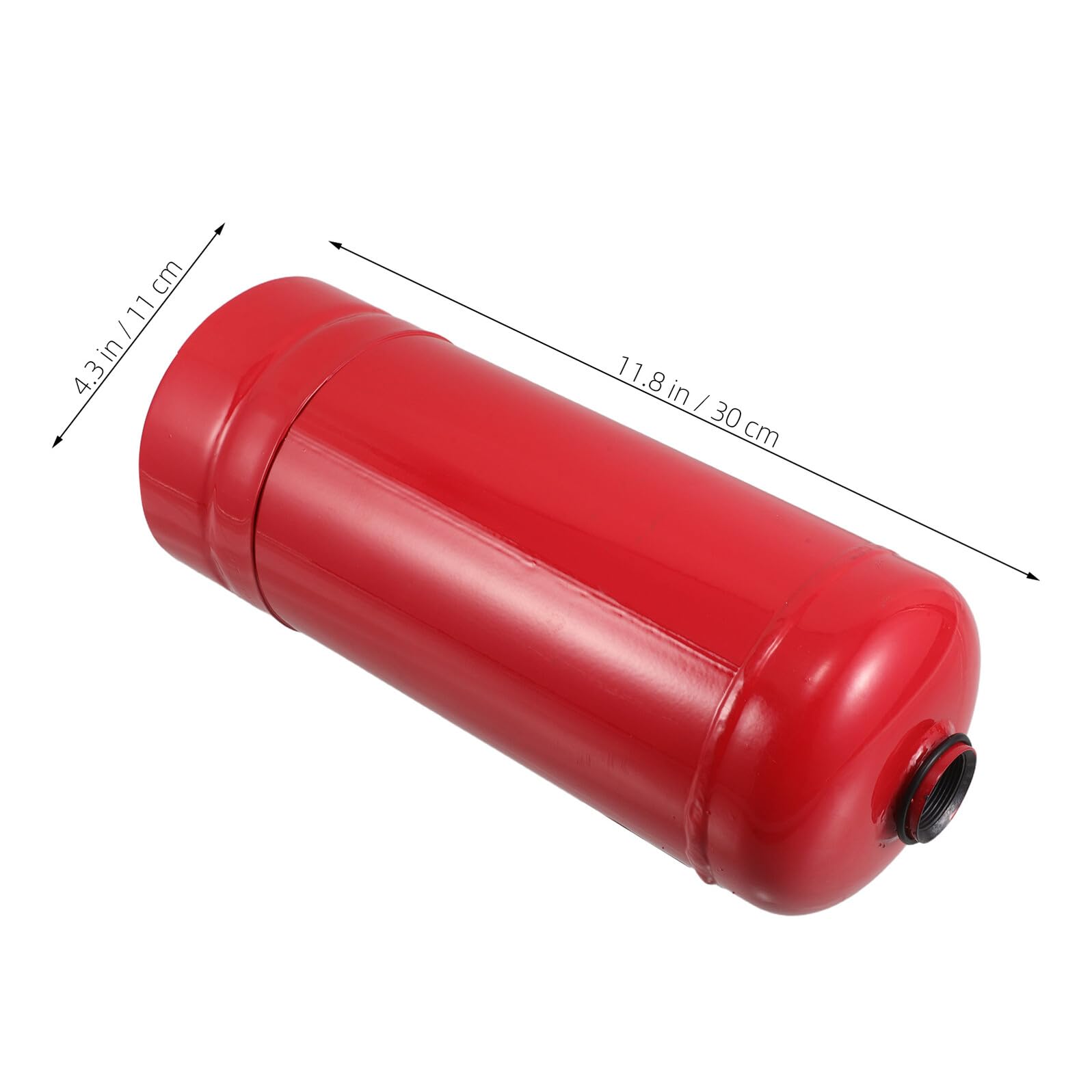 Anneome Serbatoio Estintore Vuoto in Acciaio da 2 Kg, Estintore Portatile Leggero per Auto e Barca, Contenitore per Ricarica Polvere/acqua, Sicurezza Antincendio Domestica e Emergenze