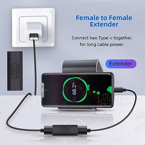 Image of chenyang USB C Connector USB4 Type C Female to Female 240W Power 40Gbps Data 8K Video Extension Connector Adapter