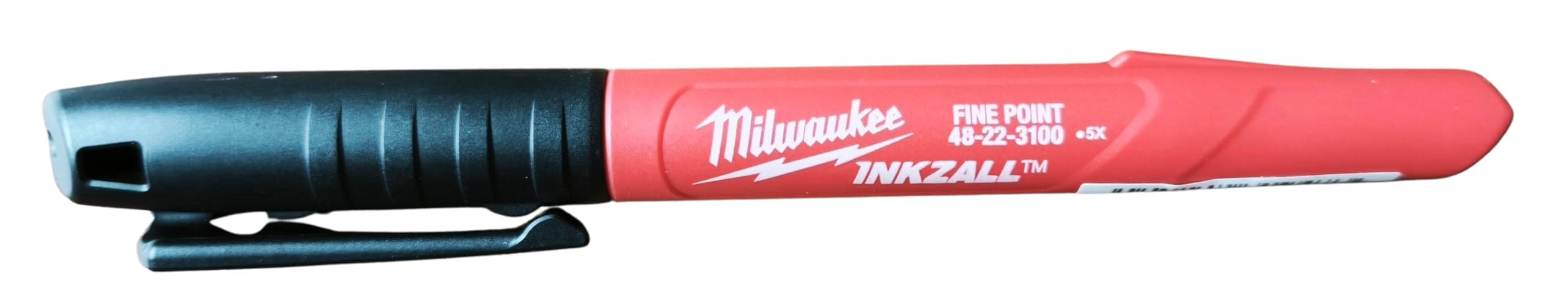 Milwaukee Inkzall Jobsite 48-22-3100 - Pennarelli permanenti, 12 pezzi, colore: Nero