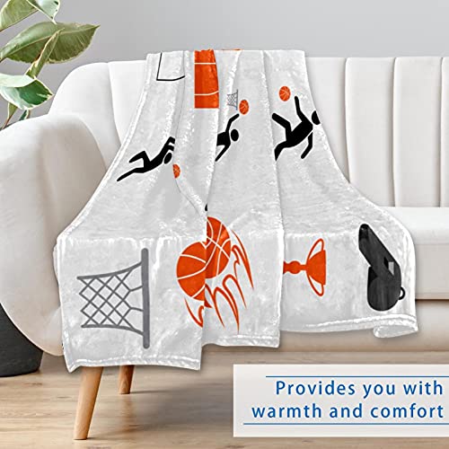 Plaid basket-ball doux et chaud, la couverture cocooning idéale