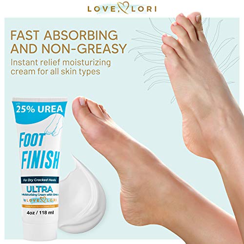 Urea Cream 25 Foot Softening Treatment 4 oz by Love Lori Foot Cream