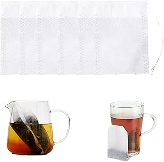 Sponsored Ad - Varodly 100Pcs Empty Tea Bags for Loose Leaf Tea|Disposable Fillable Teabags | Tea Infuser for Loose Teasaf...