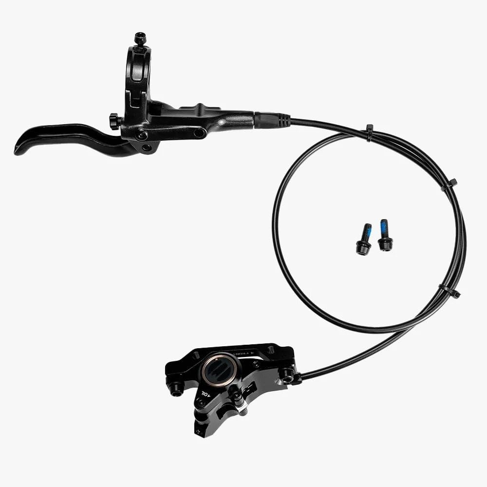 Freno de Tambor para Bicicleta Freno de Disco hidráulico para Bicicleta de montaña, hidráulico de Doble Flujo para Freno hidráulico MTB XC Tambor Trasero para Bicicleta