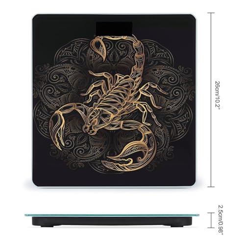 Báscula Digital de Baño Smart Scale Gold Scorpion miniatura 2