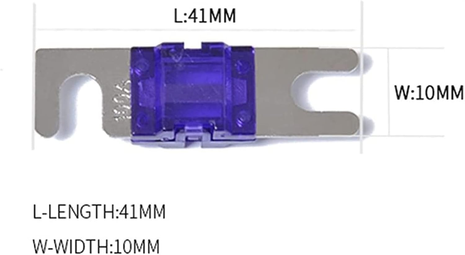 Fuse 5Pcs/Set 30/40/60/80/100A Nickel Plated Car Stereo Audio 32V AFS Mini ANL Fuses Auto Stud Circuits Protection