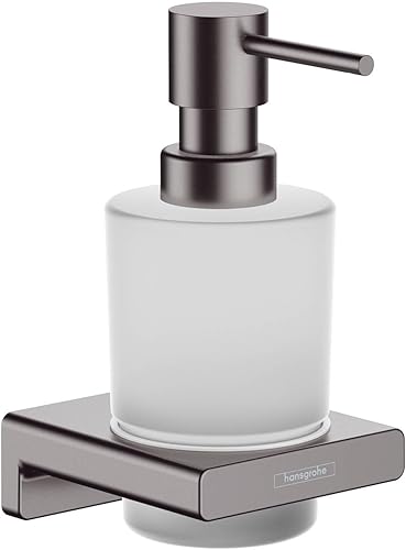 Miniatura 6 de Hansgrohe AddStoris 41745820 - Dispensador de jabón líquido moderno para baño y cocina en níquel cepillado cepillado níquel,Cromo cepillado