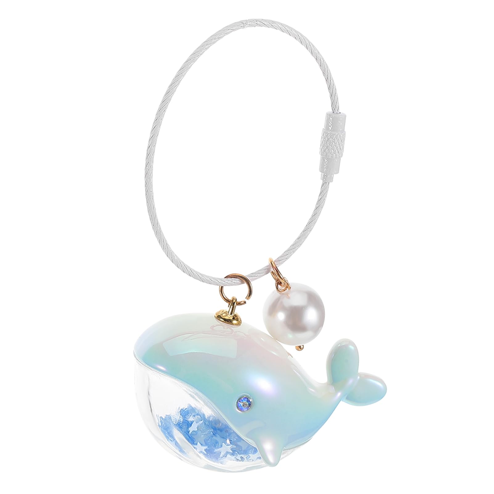 Dolphin Keychains, Cute Nar Whal Whale Keychain Wifty, Couple Car Creative Pendants, Bag Ornaments Cute Wallet Accessories, Colorful Dolphin Pearl Models