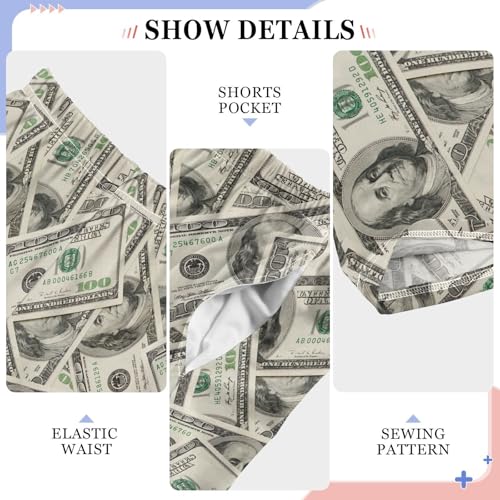 Boys Pajama Pants Dollar Bills Hundred Pajama Jogger Sleep Pants Lounge Pants S4