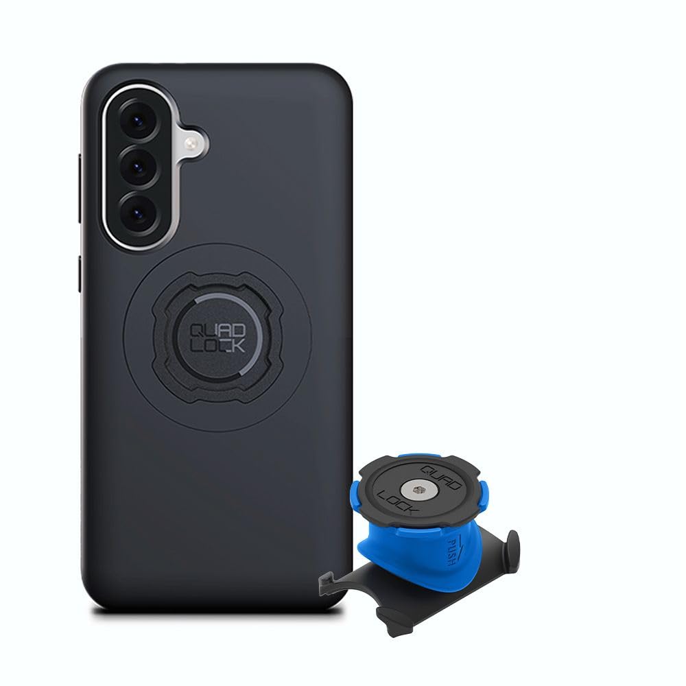 Quad Lock Stem/Handlebar Bike Phone Holder Kit with MAG Phone Case for Galaxy A37