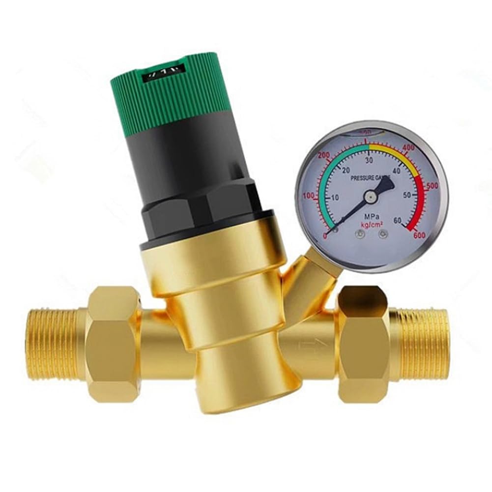 Vanne de réduction de pression RV rotative 2 voies en laiton DN20 pour tuyau d'eau