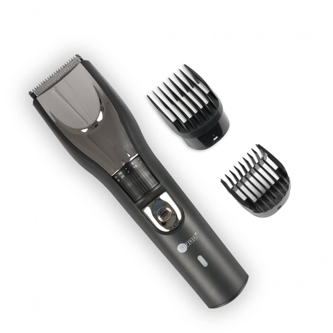 AFRA Hair Clipper, AF-600HCBK, 3 Hours Running Time, Lithium Battery, Rechargeable, Ergonomic Design, Alloy Cutter, Rotation Adjustment, USB Cable Charging. AF-600HCBK, 1-Year Warranty