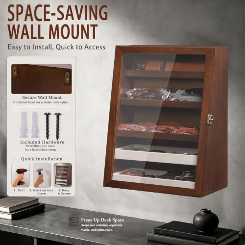 Yoimori Knife Display Case,Pocket Knife Collection Case for 28 Knives by Yoimori - Used condition - Image 7