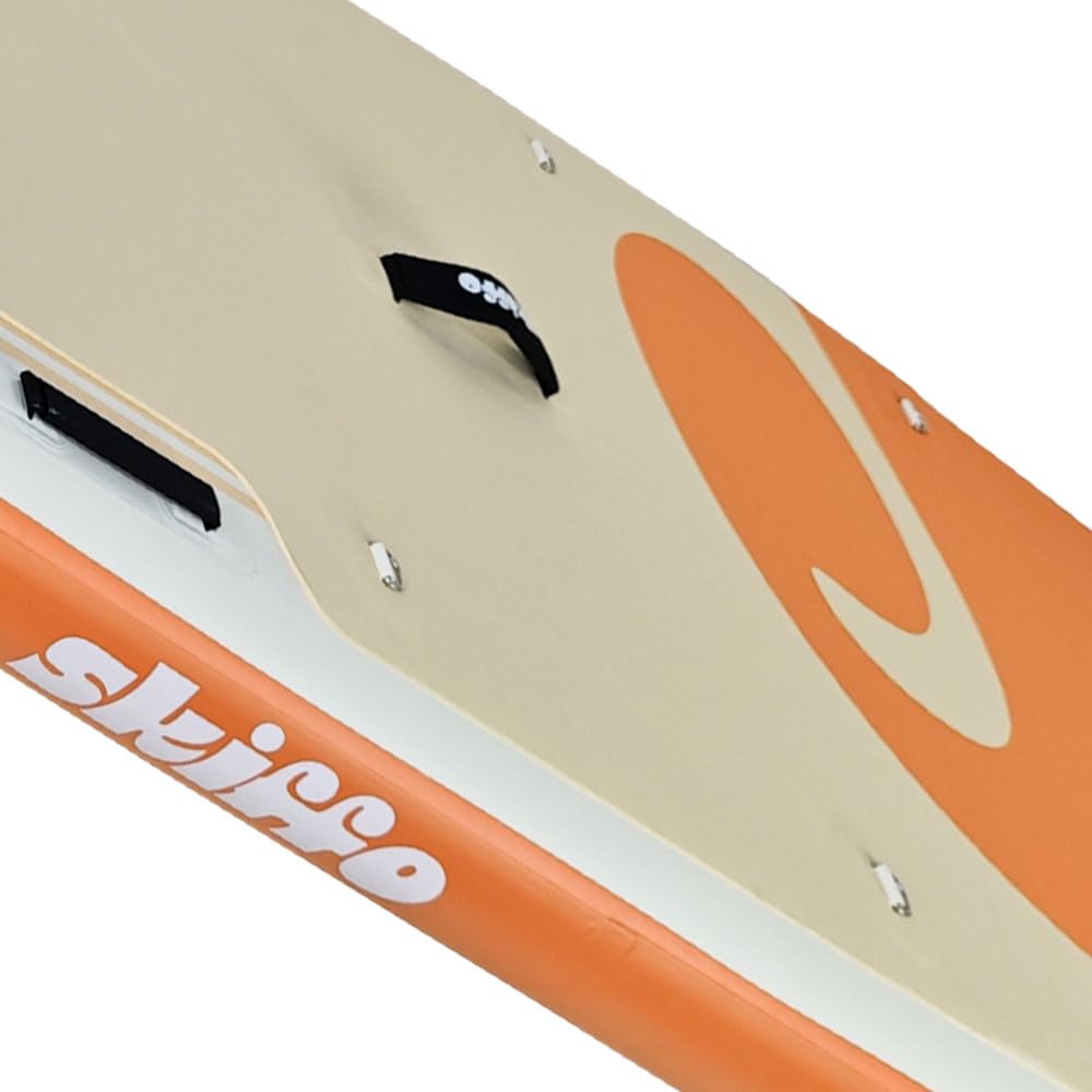 Skiffo Rivage 11' – Sup Gonflable 2-en-1 Kayak Complet - 335x86x15cm - Max 160 kg - Stable & Polyvalent - Design Unique