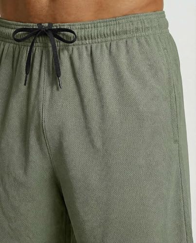 Image of Real Essentials 5 Pack: Men's 9 inch Mesh Shorts - Athletic Gym, Workout, Basketball, Running, Casual Lounge Activewear Pockets