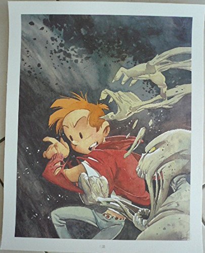 Poster Spirou Munuera decoration murale BD affiche 50X40 cm