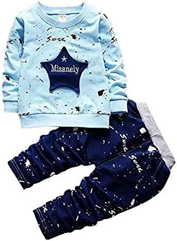 GOOGO GAAGA Googogaaga Boys Cotton T-Shirt with Shorts in White Baby Boys Clothing Set