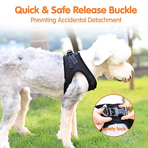 ABest-PET Cat Harness, Soft Mesh Dog Harness, Night Reflective Adjustable Breathable Jacket, Easy Control Vest Harnesses… - Image 7