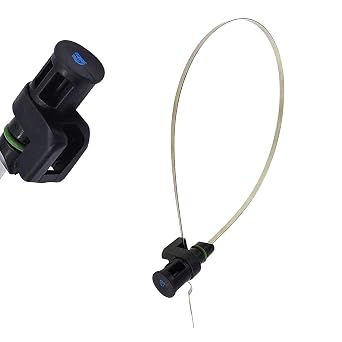 Automotive Transmission Oil Dipstick, Immersion Oil Level Indicator Stainless Steel Dipstick, Replacement OEM #31086-JA00A Accessories, Fits Most Cars Black