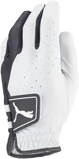 Puma Golf 2018 Men's Pro Formation Hybrid Golf Glove (Bright White-Quiet Shade, Small, Cadet Left Hand)