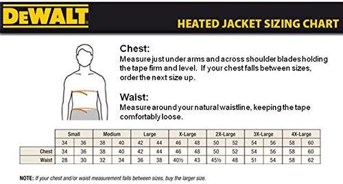 DEWALT DCHJ061C1-S 20V/12V MAX Black Hooded Heated Jacket Kit, Small