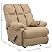 Dorel Living Padded Dual Massage Recliner, Tan