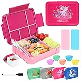 【LEICHT ZU TRAGEN UND ZU REINIGEN】Die Lunchbox Kinder ist klein und leicht genug, um in die meisten Rucksäcke zu passen, und obwohl jedes Fach mit leckeren Leckereien gefüllt ist, liegt sie nicht schwer in der Hand und ist somit perfekt für Kinder. Nach Gebrauch kann die Frühstücksbox direkt mit Wasser oder in der Spülmaschine gereinigt werden (Deckel nicht in die Spülmaschine geben). Die Lunchbox Kinder hat niedliche Cartoon-Muster auf der Oberfläche, die den Appetit der Kinder anregen können.