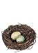 Sullivans 3" Bird's Nest with Eggs