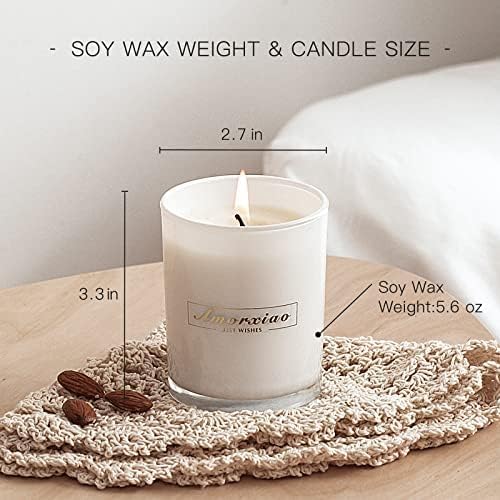 Miniatura 4 de Paquete de 6 velas aromáticas para el hogar, velas para limpieza de la casa, velas de cera de soja natural de larga duración, juego de velas de