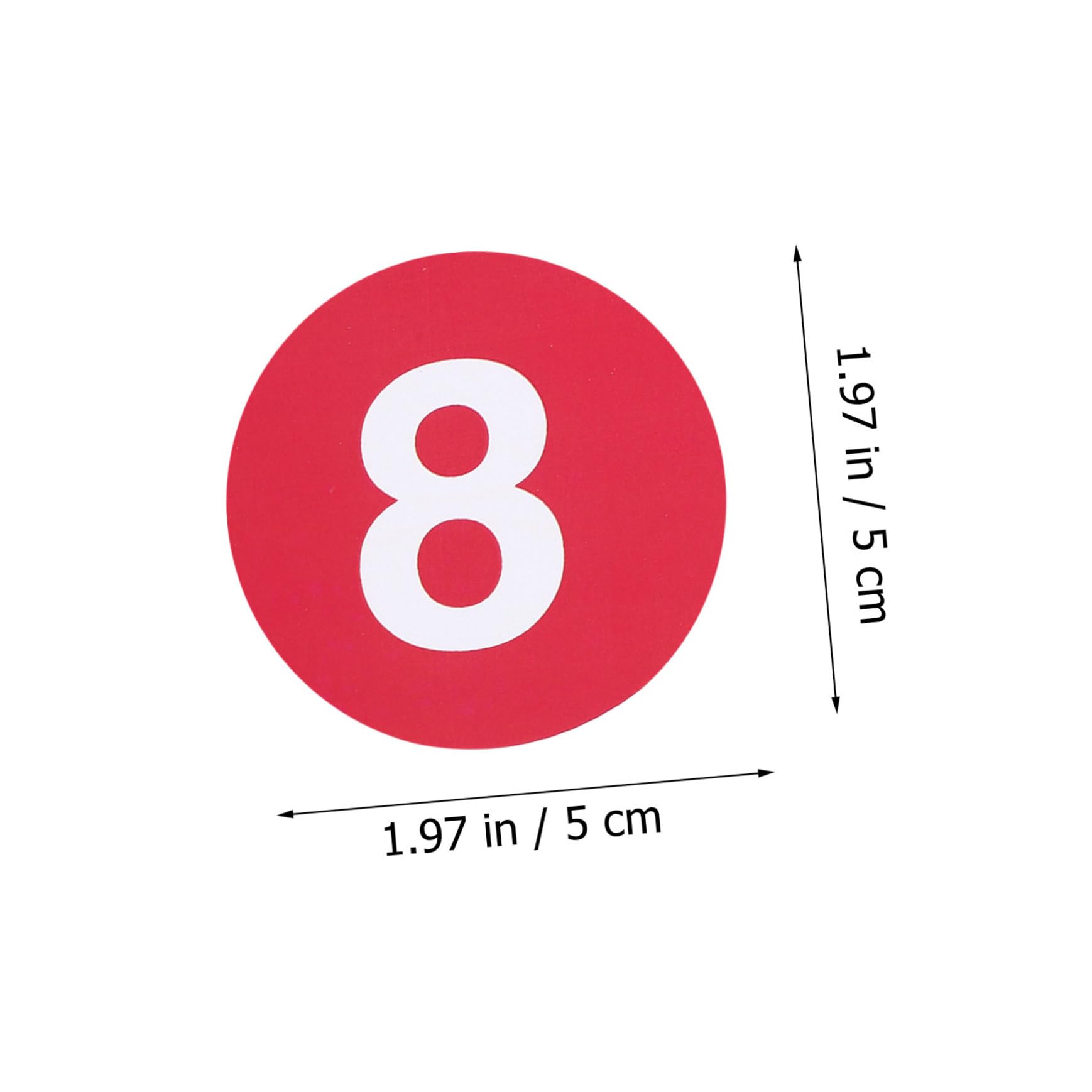 4 Set Etichette Adesive Numerate Rotonde Impermeabili Etichette Autoadesive per Classificazione Casa Scuola e Ufficio Adesivi Resistenti all per e Contenitori