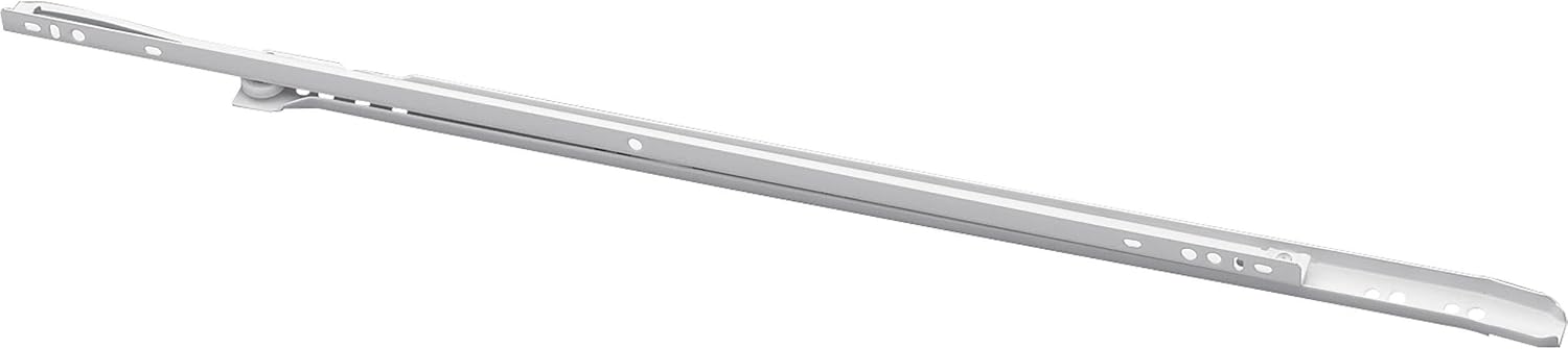 Franklin Brass Self-Closing 22' Drawer Slides Bottom Mount, 5-Pairs (10-Pieces) Cabinet, 50lb Capacity White Drawer Hardware D68822K-W-B